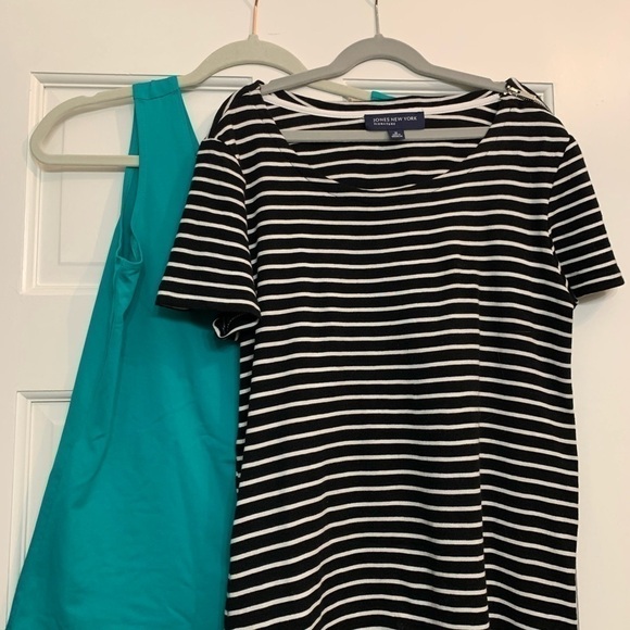 Jones signature tee M Chico’s tank 1. Lot like new - Picture 1 of 6